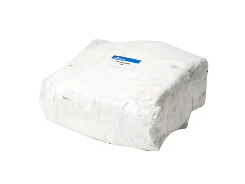 Witte Flanel Poetslappen Zak 25kg