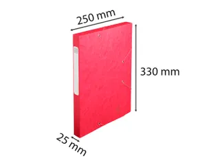 CARTOBOX glanskarton rug 25mm rood - 10