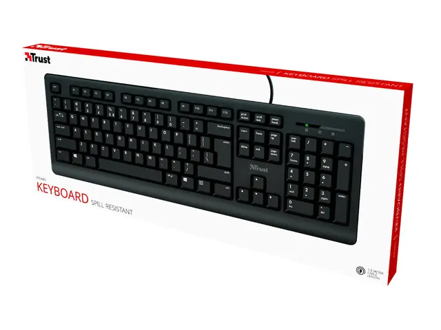 Toetsenbord Trust Primo zwart QWERTY