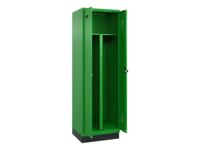PBM-locker,HxBxD 1950x600x500mm,2vak,vak B 300mm,draaigrendel