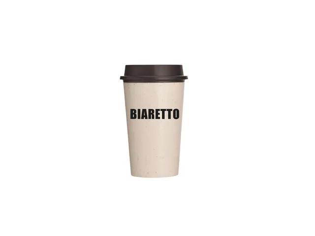 Gobelet réutilisable Now Cup Biaretto couvercle crème/noir 340ml