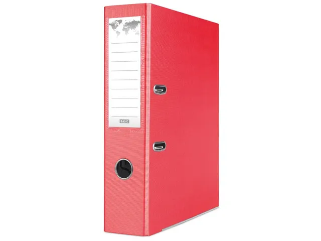 BASIC-S ordner A4 PP rug van 7,5 cm rood