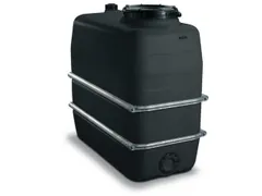 Opslagtank Ruimtebesparend Pe Hxlxb 1400x1400x720mm 1100 Liter Zwart