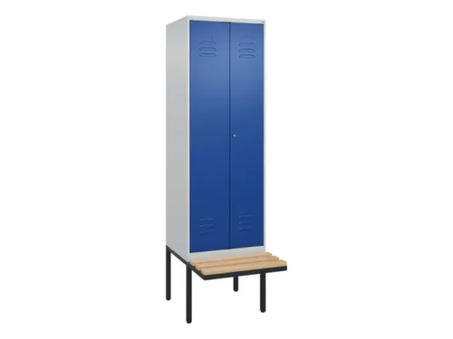 locker voor scheiding van kleding,HxBxD 2120x600x815mm,2vak
