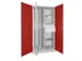 verticale kast,HxBxD 1950x1000x600mm,RAL7035,front RAL3000