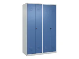 locker voor scheiding van kleding,HxBxD 1850x1200x500mm,4vak