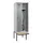 locker met bank,HxBxD 2120x600x815mm,2vak,vak B 300mm,draaigrendel