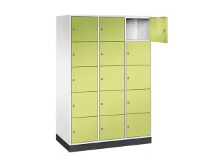 grootvolume-lockersysteem,HxBxD 1950x1220x600mm,3x5vakken,cil.-slot - 1