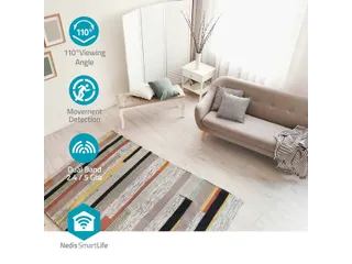 Beveiligingscamera Nedis Smartlife Wifi indoor 3MP Full HD 1296p wit - 6