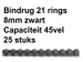 Bindrug Fellowes 8mm 21-Rings A4 Zwart 25 Stuks