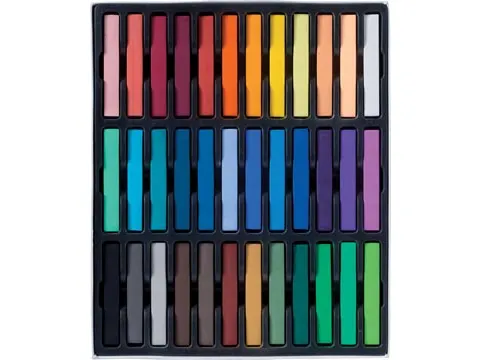 Softpastels, Doos à 36 Stuks Assorti Kleuren