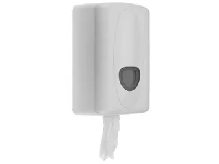 Poetsroldispenser Centerfeed Mini Kunststof Wit - 1