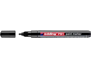 Paintmarker edding 791 op alcoholbasis 1-2mm zwart - 1