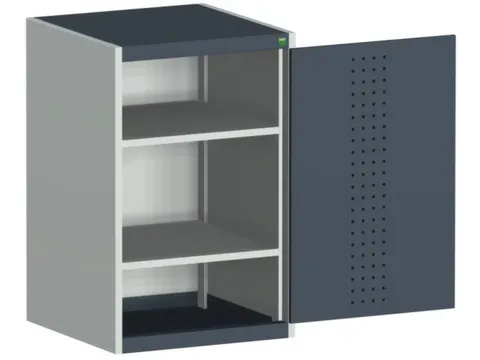 kast met geperforeerde platen,HxBxD 1000x650x650mm,2xStalen bodem