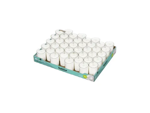 Bolsius Professional Clear cups Kaarsen Transparant 16u 5x40 Stuks