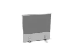 opzetpaneel bureau aanbouw achter MP-lichtgrijs BN8078-grijs 600mm