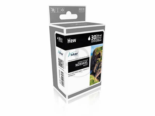 As15199 Astar Hp 934Xl Oj Pro Inkt Zwart Xl Rebuilt 2025Pagina's Chip