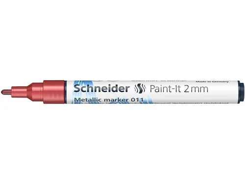 Metallic marker Schneider Paint-It 011 2mm rood metallic