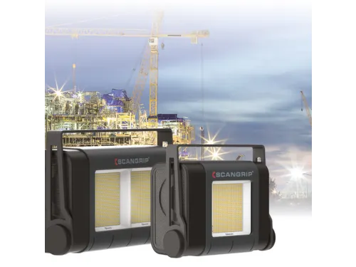 bouwlamp,432 SMD-led,10000-40000lumen,draaggreep,straalhoek 120 °
