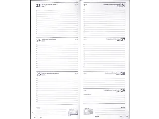 Agenda 2027 Brepols Saturnus Lima 7dagen/2pagina's smal zwart - 1