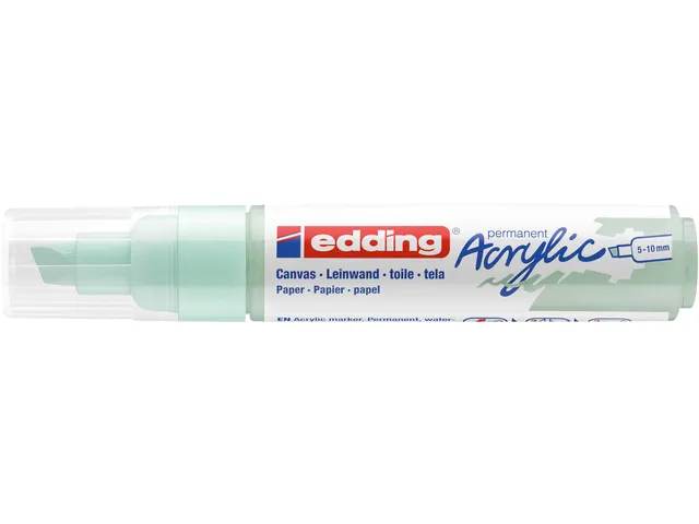 Acrylmarker edding e-5000 breed zacht mint