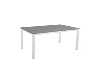 In hoogte verstelbaar bureau,HxBxD 720-840x1600x1000mm,MS-donkergrijs - 2