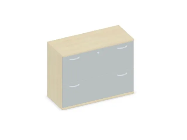 hangmappenkast 770x1000x430mm 2hangmappenframes Esdoorn+ Onyx