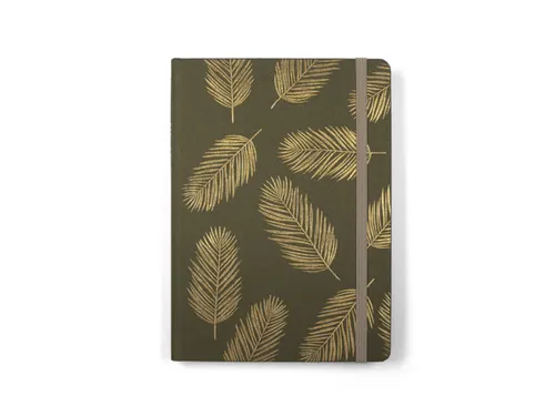 Notitieboek Paperclip Freestyle fabrick A5 96vel 100gr lijn