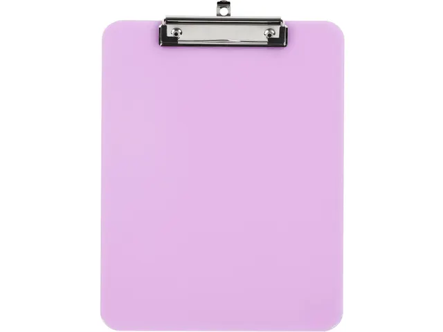 Klemplaat Pastel A4 Polystyreen assorti Paars of groen