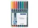 Viltstift Staedtler OHP Lumocolor 313 Super fijn 0.4mm Assorti 8 stuks