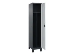 locker voor scheiding van kleding,HxBxD 1950x400x500mm,1vak