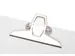 Porte-bloc MAUL Plastique A4 Portrait Blanc