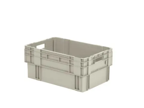 Euronorm Draaistapelbak Pp Hxlxb 270X600X400Mm 50L Grijs