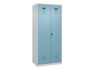 PBM-locker,HxBxD 1850x800x500mm,2vak,vak B 400mm,draaigrendel - 2