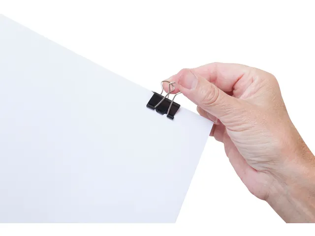 Papierklem MAUL 213 Foldback 25mm capaciteit 9mm zwart