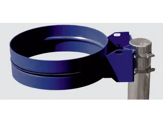 Afvalverzamelaar Voor 120 liter-Zakken Wand Plaatstaal Blauw - 1