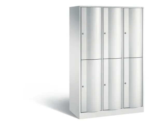 armoire multicases,corps RAL7035,face avant RAL7035