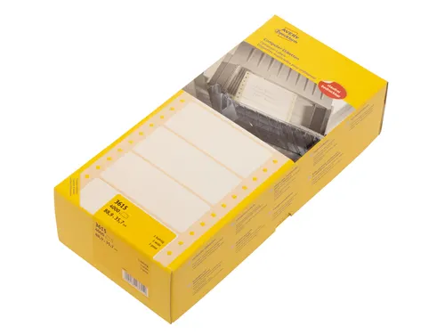 Etiket Avery Zweckform 3615 88.9x35.7mm 1-baans wit 4000stuk