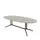 vergadertafel,HxBxD 740x2400x1100mm,ovaal,V-vormonderstel donkergrijs