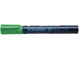 Marker Schneider Maxx 233 permanent beitelpunt groen - 1
