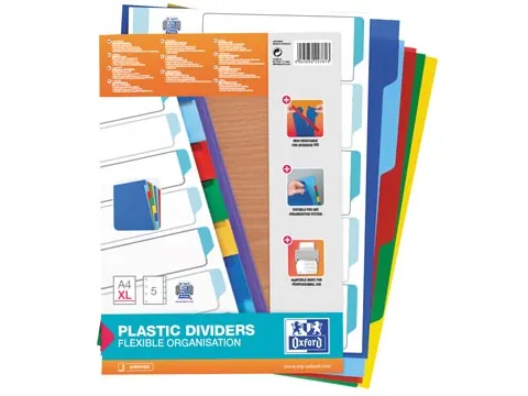 tabbladen A4 XL PP 11-gaatsperforatie onbedrukt