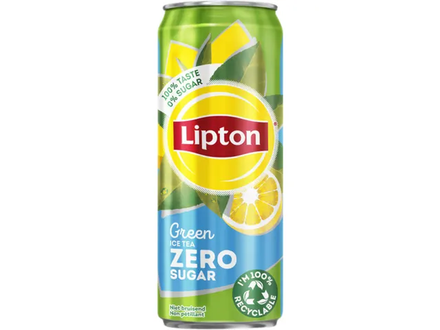 Frisdrank Lipton Ice Tea green zero blik 330ml