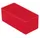 Inzetbak HxLxB 40x99x49mm Polystyreen Rood 50 stuks