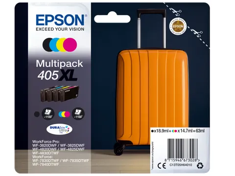 Multipack 4-colours 405XL DURABrite Ultra Ink