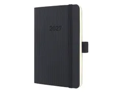 Weekagenda Conceptum A6 2027 (NL/FR/EN/DU) zwart Softcover