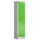 Dubbeldekse garderobekast 1800x415x500mm 2vak B400mm RAL7035 RAL6018