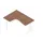 hoek-bureau,HxBxD 730x1600x1200mm,blad canaletto-hout,verdieping links