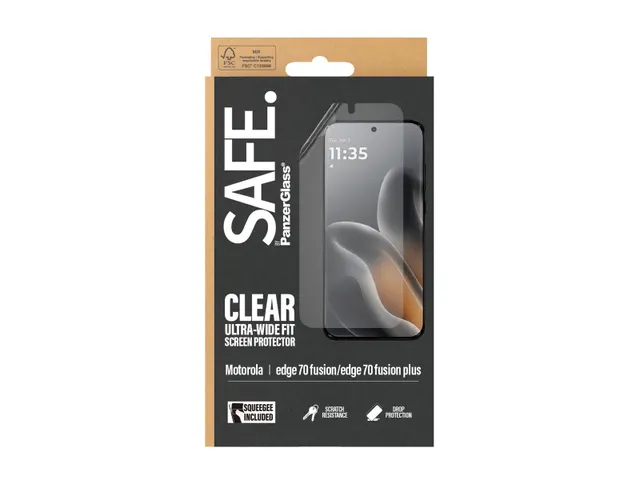 PanzerGlass SAFE. by Film Screen Protector Motorola moto edge 70 Fu