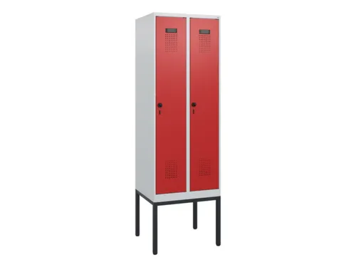 schoollocker,HxBxD 1950x600x500mm,2vak,vak B 300mm,draaigrendel