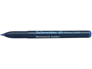 Marker Schneider Maxx 240 permanent ronde punt blauw - 4